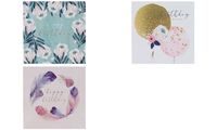 SUSY CARD Carte d'anniversaire "Swan lake flowers" (40057224)