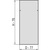 SCHROFF Seitenwand mit Schloss - SEITENWAND-SET 47HE 600T M.S.