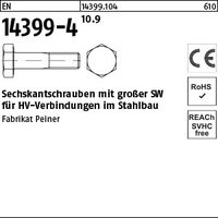 EN 14399 -4 10.9 M 12 x 55 Sechskantschrauben, K1, -P- VE=S