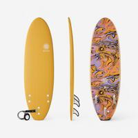 Foam Surfboard 6' - 500 Yellow - One Size