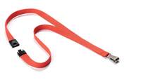 Durable Textile Lanyard 15mm - Coral - Pack of 10