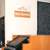 Durable CRYSTAL Frameless Acrylic Door Sign Holder Wall Mounted | A3