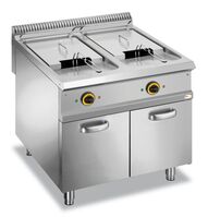 cookmax Elektro-Fritteuse, 2x 21 l,