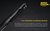 Bolígrafo Nitecore Tactical Pen NTP21, negro, aluminio