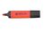 ValueX Flat Barrel Highlighter Pen Chisel Tip 1-5mm Line Red (Pack 10)