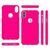 NALIA Handyhülle für Apple iPhone XS Max, Ultra-Slim TPU Hülle Silikon Neon Case Pink