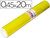 Rollo Adhesivo Aironfix Unicolor Amarillo Brillo 67007-Rollo de 20 Mt