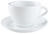 Milchkaffee-Obertasse Nissa; 300ml, 10.5x7 cm (ØxH); weiß; rund; 6 Stk/Pck