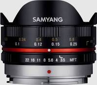 Samyang 21567 21567 Halszem objektív f/3.5 (max) 7.5 mm