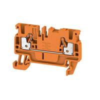 Weidmüller 1521930000 Átmenő kapocs 5.1 mm Rugó Narancs 100 db