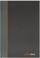 Collins Ideal Manuscript Book Casebound A5 Single Cash 192 Pages Black 461