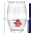 LEONARDO Trinkglas CHATEAU Set aus 6 Gläsern, mit Design, Höhe 13 cm, 6er Set, 460 ml, 061593 Maße