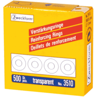 Lochverstärkungsringe transparent VE=500 Stück