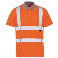 Hi vis polo shirt