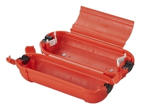 ProPlus 420352RE Sicherheitsbox ROT für SCHUKO Stecker Kabelbox für Garten & Cam