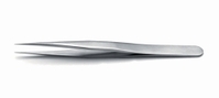 High precision tweezers for biology stainless steel Version Straight