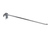 Crochet pour parois perforées / Crochet simple à emboîter pour rail porteur de 20 mm | 300 mm