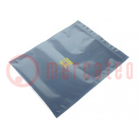 Sac de protection; ESD; L: 254mm; W: 203mm; Thk: 76um