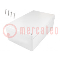 Enclosure: multipurpose; X: 160mm; Y: 260mm; Z: 90.5mm; aluminium