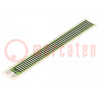Resistor: thick film; heating; glued; 2.4Ω; 60W; 76.2x9.53x1mm