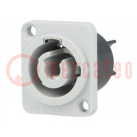 Socket; circular; male; PIN: 3; 25A; thermoplastic; HP; IP54; 250VAC