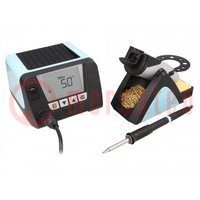 Soldering station; Station power: 95W; Power: 80W; 50÷450°C; ESD