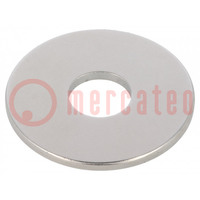 Magnet: permanent; neodymium; H: 2mm; 42N; Ø: 32mm