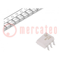 Optocoupler; SMD; Ch: 1; OUT: transistor; Uinsul: 4.17kV; Uce: 100V