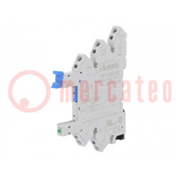 Socket; PIN: 5; 10A; 250VAC; op DIN-rail; Serie: HR10,HR20