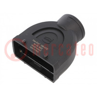 Enclosure: for HDC connectors; Han-Eco® B; size 16B; for cable