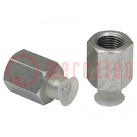 Suction cup; 10mm; G1/8" IG; Shore hardness: 55; 0.07cm3; 4N; PFYN