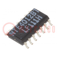 IC: digital; NAND; Ch: 2; IN: 4; CMOS; SMD; SO14; 3÷18VDC; -55÷125°C
