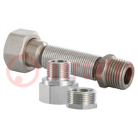 Clamp threaded connection; Ext.thread: G 3/8"; 190÷410mm