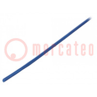 Insulating tube; fiberglass; blue; -20÷155°C; Øint: 3.5mm