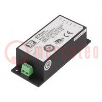 Power supply: switched-mode; for building in; 30W; 12VDC; 1.3A