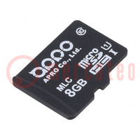 Memory card; industrial; microSDHC,MLC; 8GB; -40÷85°C; PHANES-F