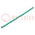 Rope; polypropylene; Ørope: 5mm; L: 100m; with a core; green