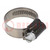 Worm gear clamp; W: 9mm; Clamping: 19÷29mm; steel; ST; W1; DIN 3017