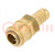 Quick connection coupling EURO; with bushing; brass