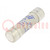 Fuse: fuse; gPV; 25A; 1kVDC; ceramic,cylindrical,industrial