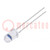 PIN photodiode; 5mm; THT; 940nm; 80°; 5nA; convex; transparent