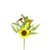 Artificial Silk Sunflower Spray - 53cm, Yellow/Red/Green