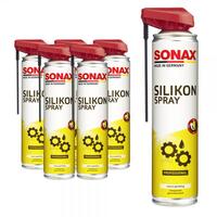 sonax professional 03483000 Silikonspray - 6er Sparset, Inhalt: 6x 400 ml, mit E