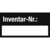 SafetyMarking Inventaretiketten Inventar-Nr. 4 x 2 cm, 20 Stk, VOID-Folie Version: 01 - schwarz