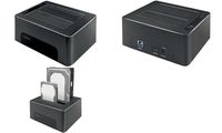 LogiLink USB 3.0 Festplatten Docking Station, 2x 2,5"/3,5" (11116646)