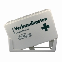 Office first aid box DIN 13157with wall bracket,