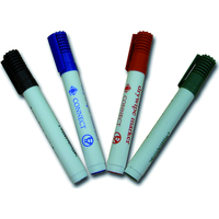 Produktbild zu Táblafilc készlet, 4 db-os: fekete, kék, piros, zöld