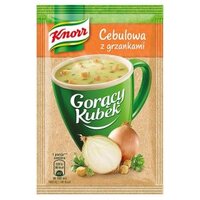 Zupa Knorr Gorący Kubek, cebulowa z grzankami, 17g