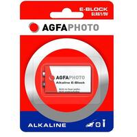 AgfaPhoto Batterie Alkaline Power -9V 6LR61 E-Block 1St.