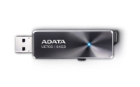 Fujitsu ADATA DashDrive Elite UE700, 64GB USB-Stick USB Typ-A 3.2 Gen 1 (3.1 Gen 1) Schwarz